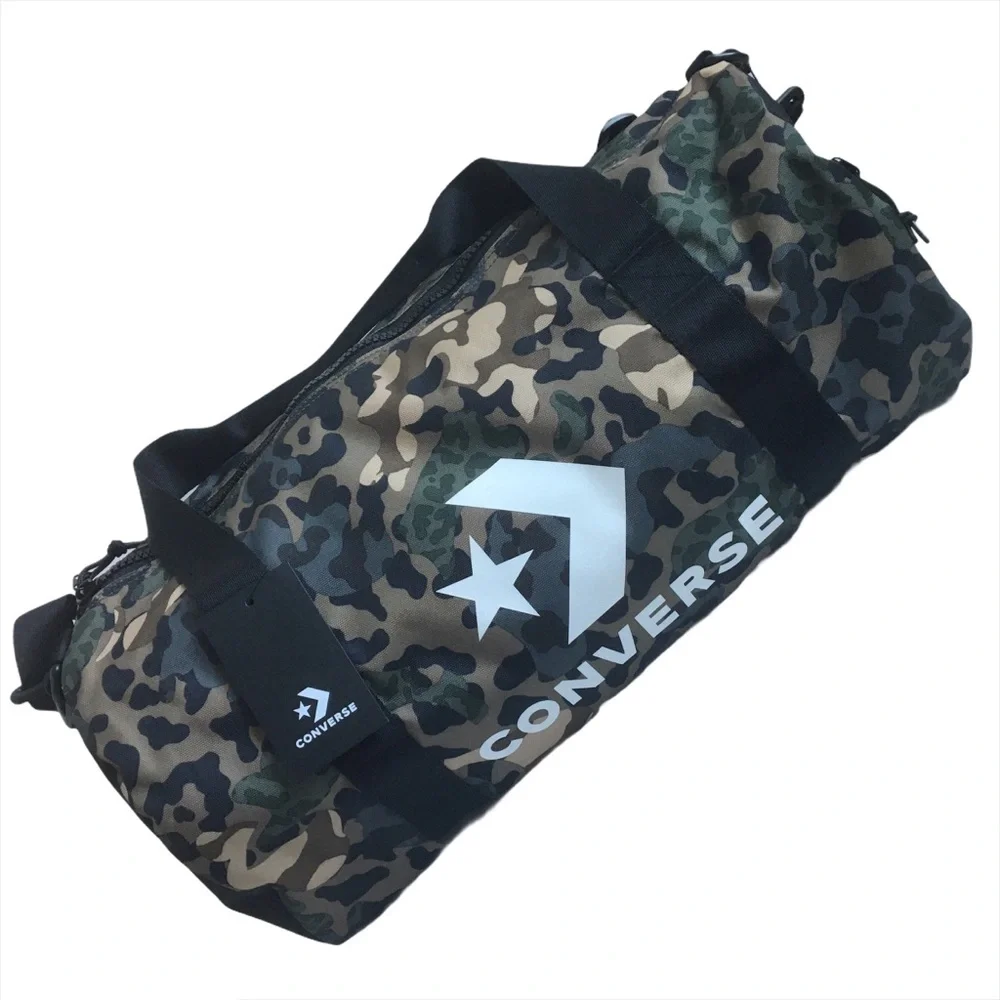 Converse Men’s Camouflage Duffle Bag - Green Camo